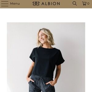 Albion fit boss tee  NWOT